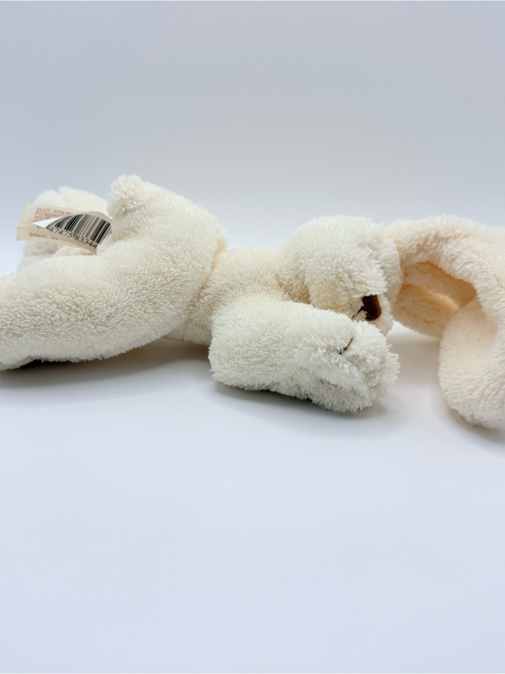 Vintage Dan Dee Cream Sleeping Bunny Plush Lovey Toy (DAND-06)